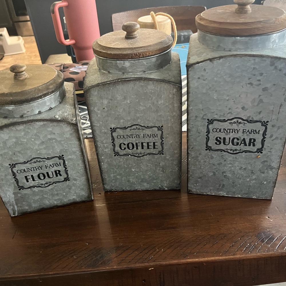 Rustic Canister Set